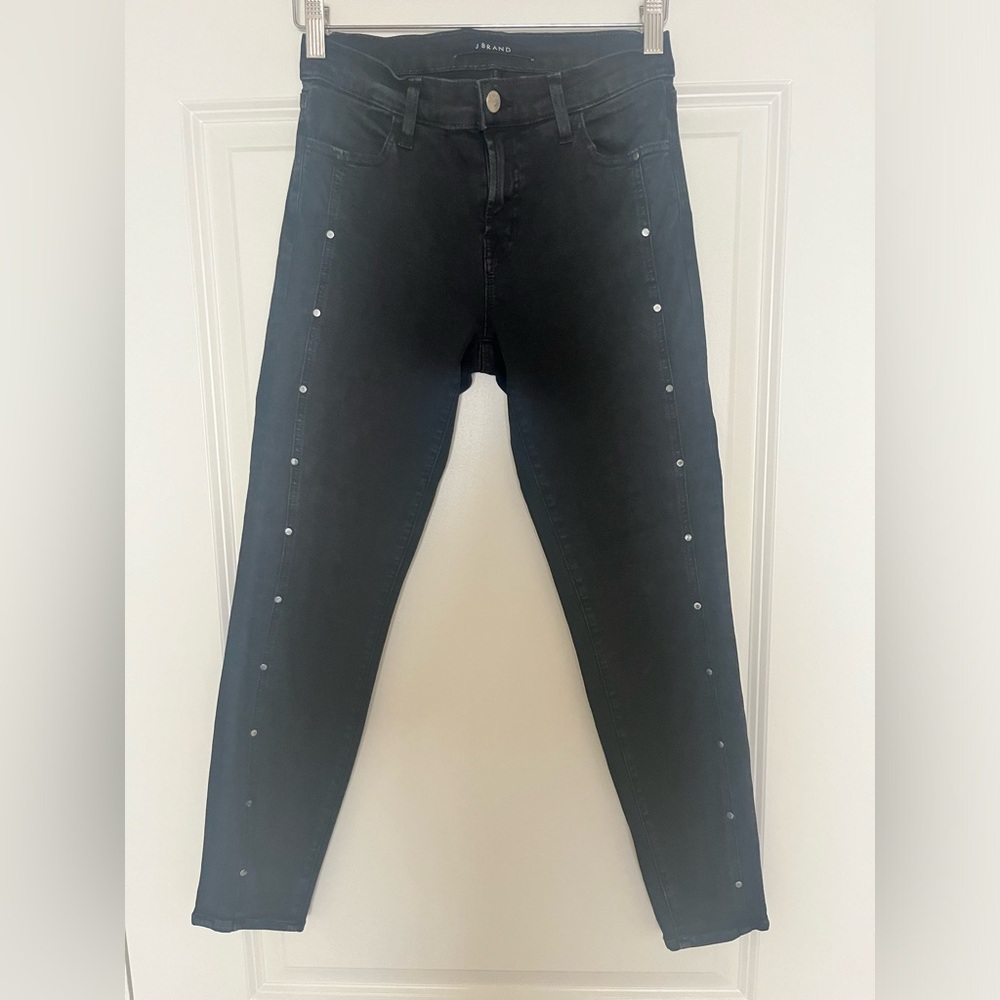 J Brand studded skinny jeans